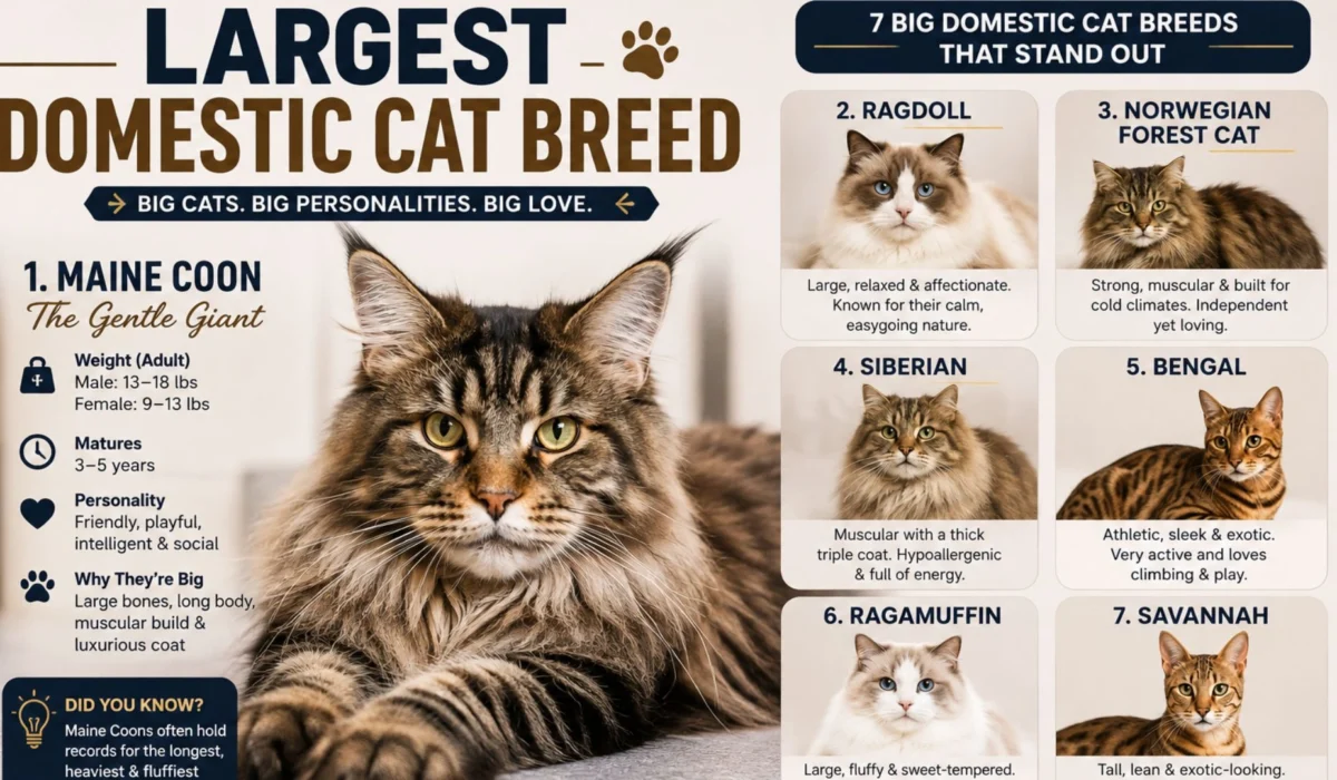 Largest Domestic Cat Breed