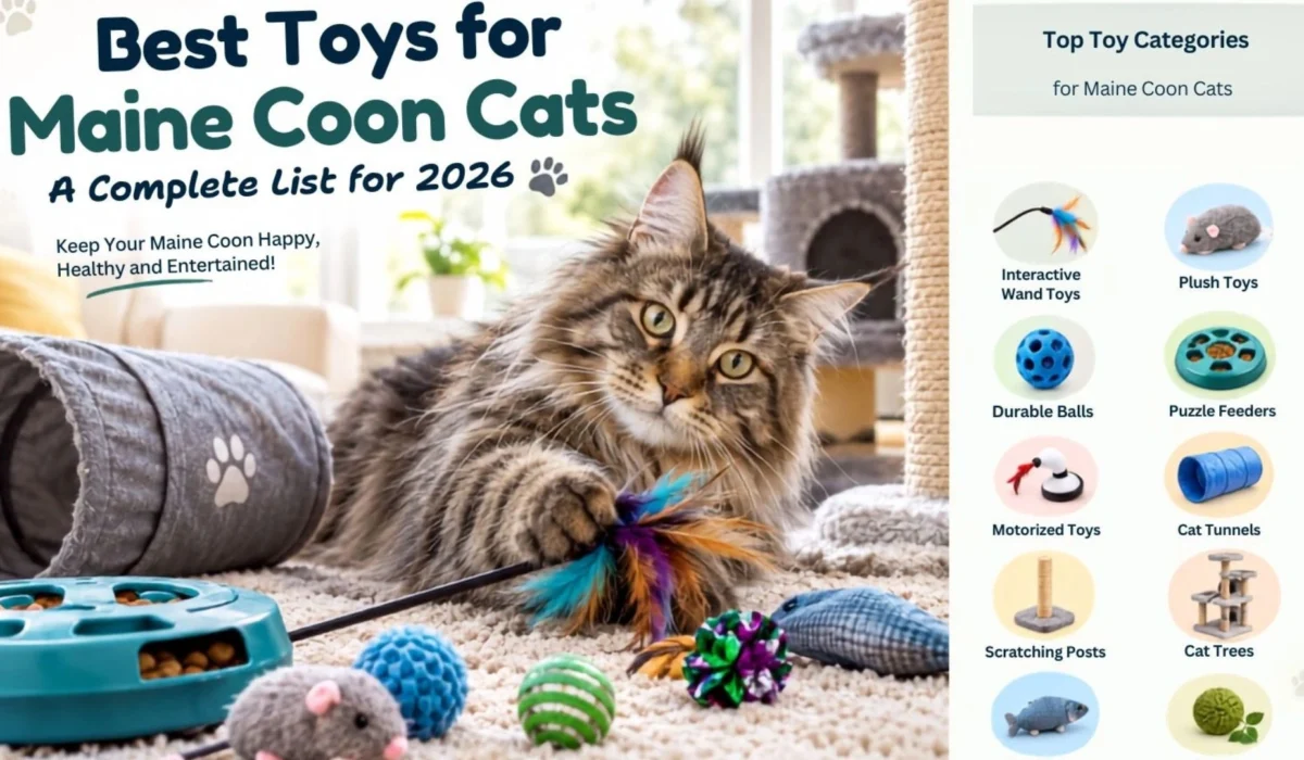 Best Toys for Maine Coon Cats