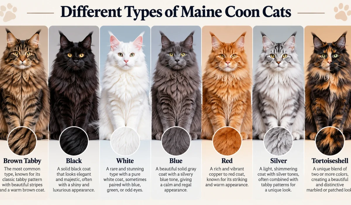 Different Types of Maine Coon Cats